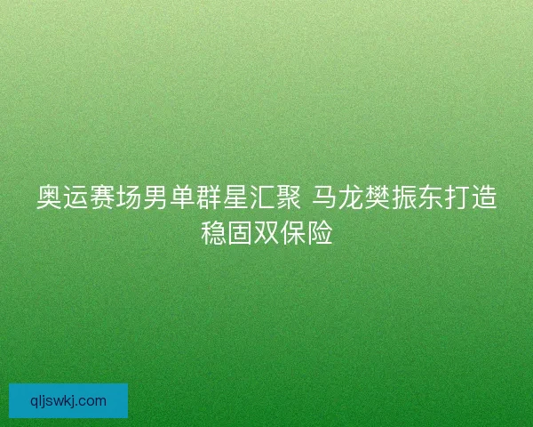 奥运赛场男单群星汇聚 马龙樊振东打造稳固双保险